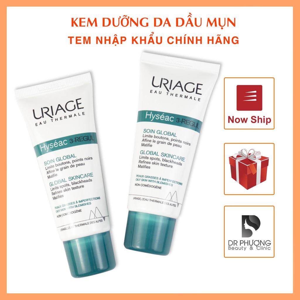 Kem dưỡng giảm mụn Uriage Hyseac 3 Regul Soin Global