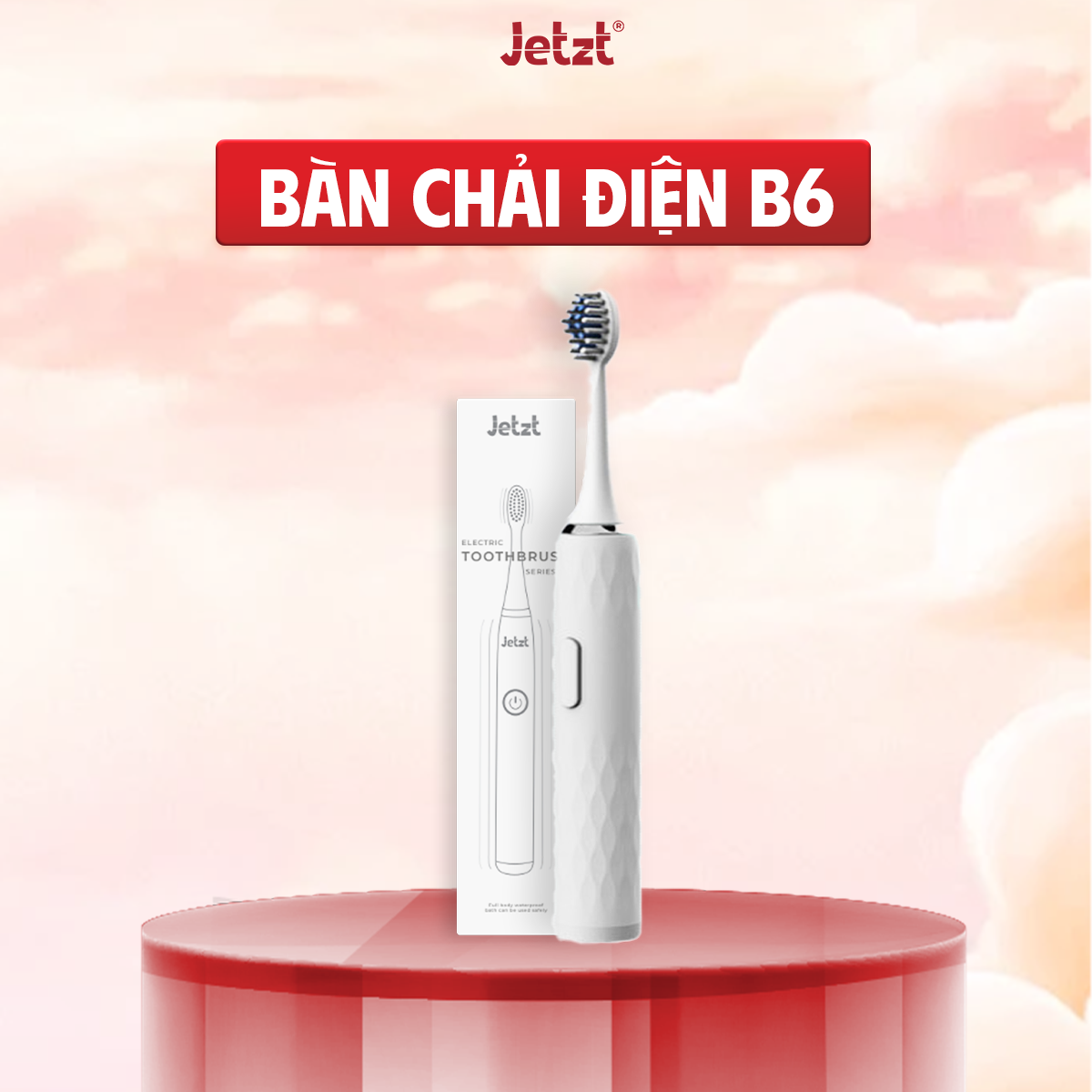 Bàn Chải Điện Sóng Siêu Âm Jetzt Series B6, Hàng Chính Hãng