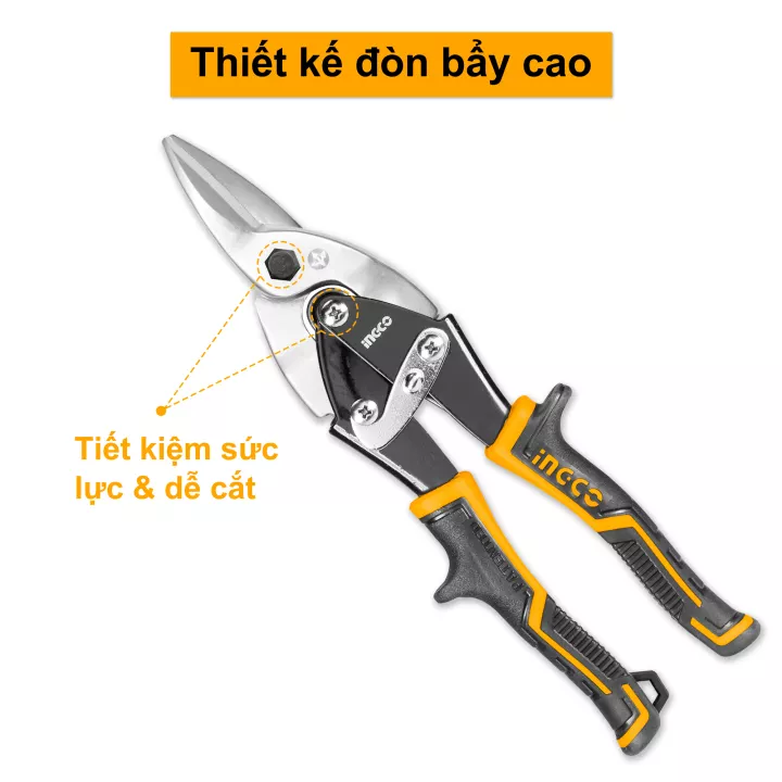 Bộ 3 kéo cắt tôn cao cấp INGCO HTSNK0110