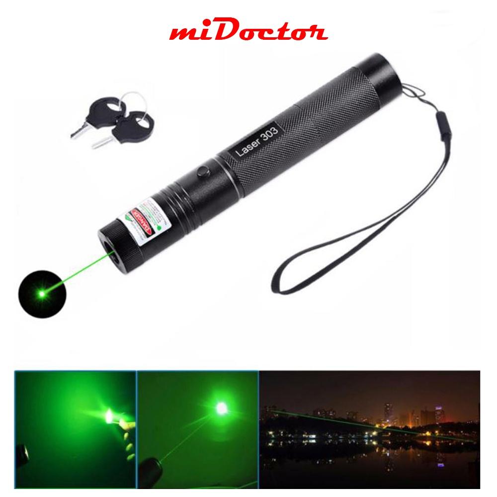 Đèn Pin Laze miDoctor Cao Cấp SD Lazer / Laser 303 Full Hộp - Chính Hãng