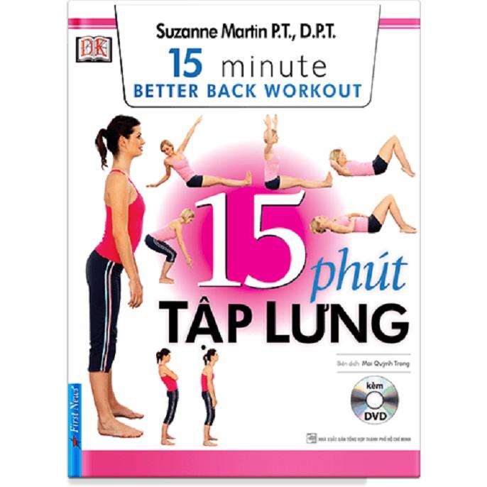 Sách - Combo YOGA cho sức khỏe vững bền + 15 phút tập bụng + 15 phút tập lưng - FirstNews