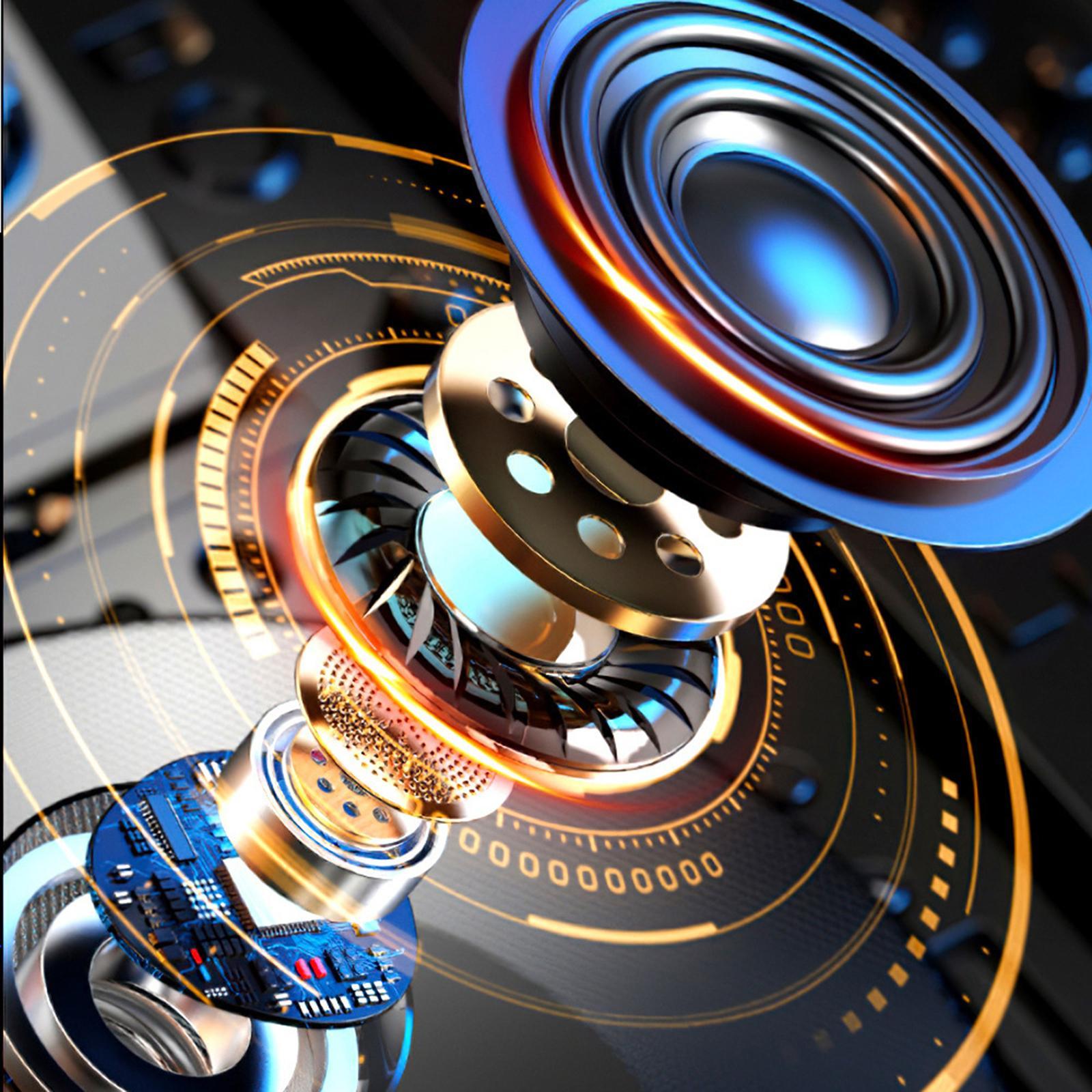 Headphones V5.1 Low Latency Calls Sports for Laptop Working Workout