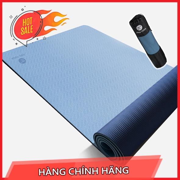 Thảm Tập Yoga 2 Lớp Cao Cấp Siêu Bám Chống Trơn Trượt Cao Cấp PIDO TT07