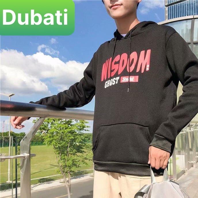 Áo Khoác Nỉ - Aos Hoodie Tay Dai From Rộng Phối Nón Kiểu Mới Mặt Quỷ Đỏ Đầu Sừng- DUBATI FASHION
