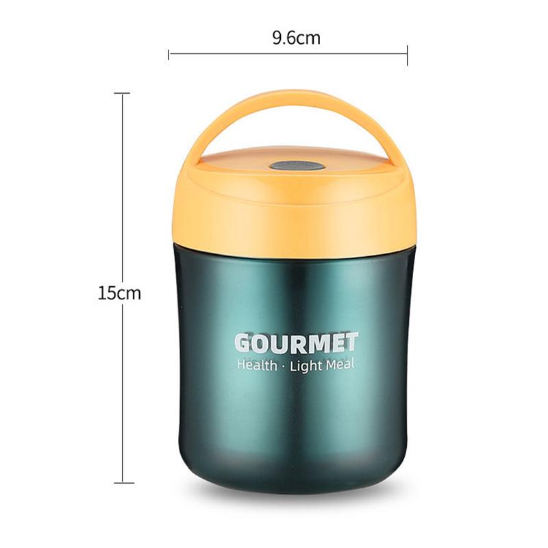 500Ml Canh Cup Hộp Cơm Inox Giữ Nhiệt Cốc Hộp Đựng Thực Phẩm Giữ Nhiệt Cốc Hút Chân Không Bình Bình Giữ Nhiệt Kèm Muỗng dành Cho Trẻ Em