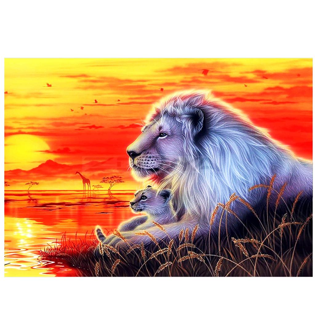 DIY 5D Diamond Painting Embroidery DIY Paint By Number Kit Home Wall Decoration 40x30cm