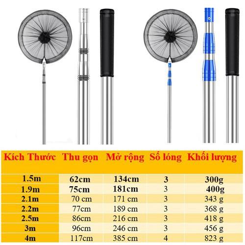 Vợt vớt Cá Hợp kim cao cấp đủ size siêu bền
