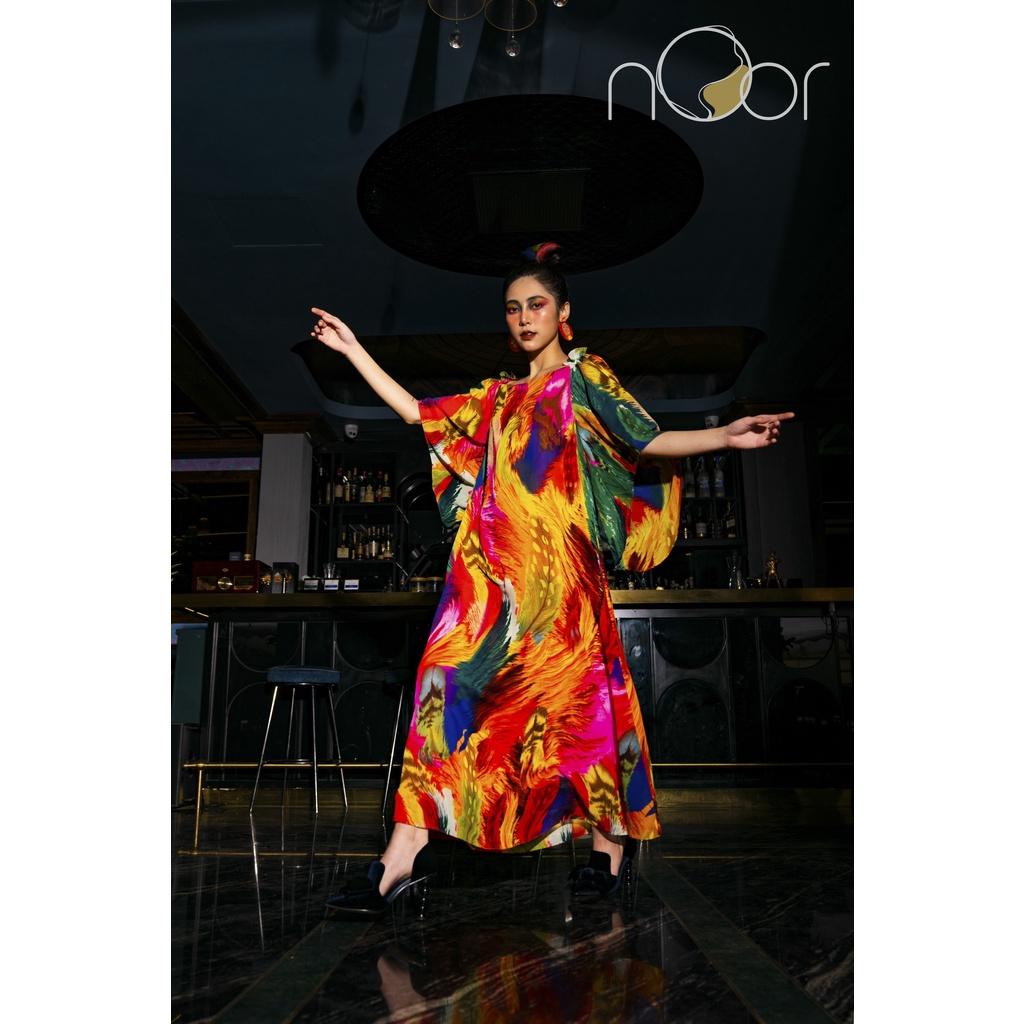 Váy tay bồng rực rỡ Le Paon - NV522