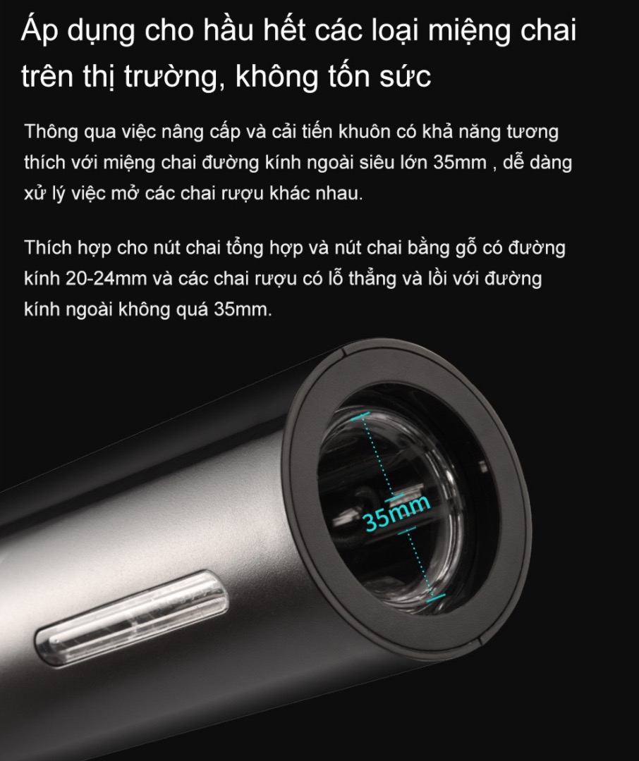 Set dụng cụ mở rượu Vang champagne