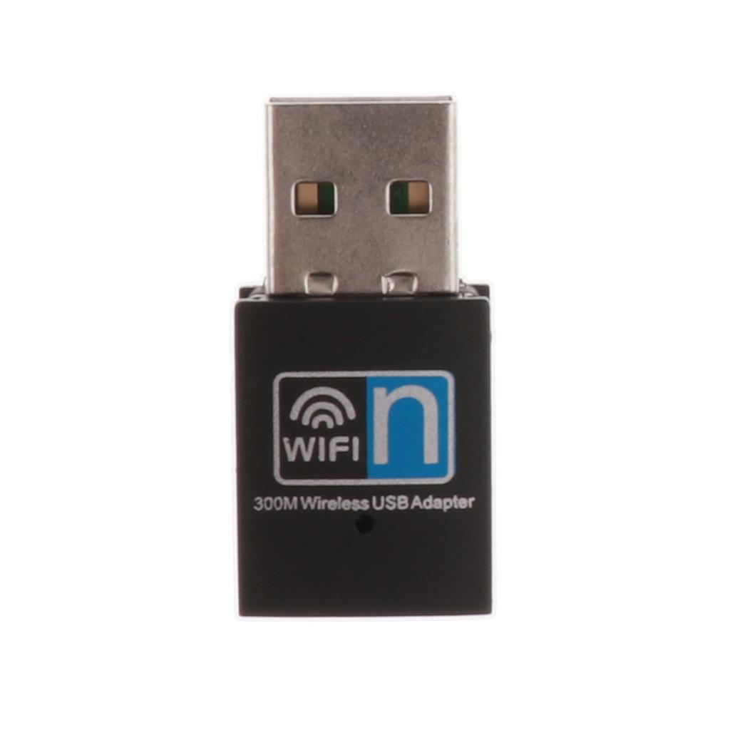 2x USB Wireless Network Adapter Card IEEE802.11n/g/b 2.4G 300M for Computer