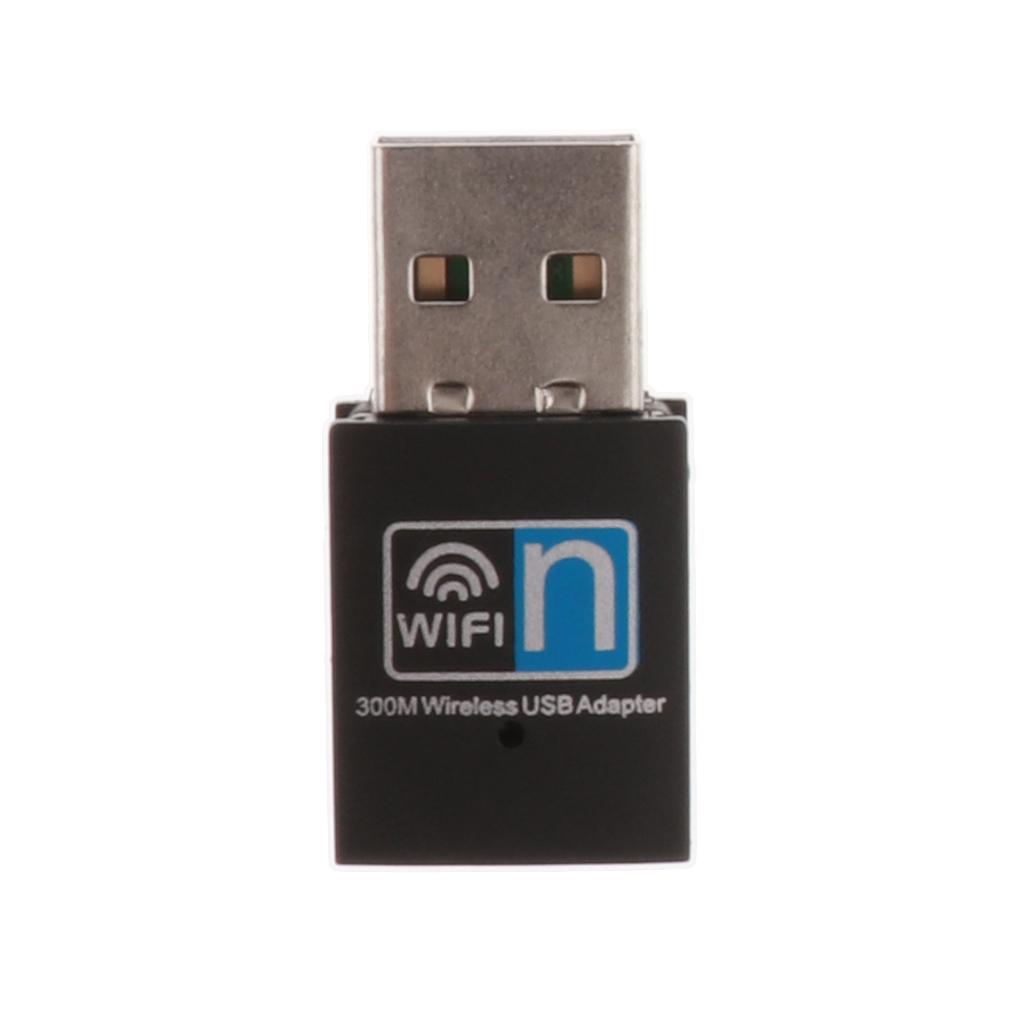 2Pcs 300Mbps USB WiFi Adapter Wireless Lan Network Card Adapter Wifi Dongle