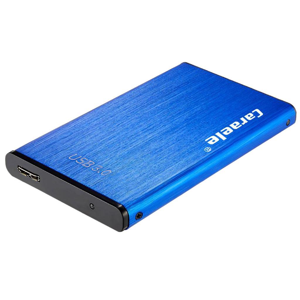 High Speed USB3.0 External Hard Drive Mobile Hard Disk Enclosure Blue