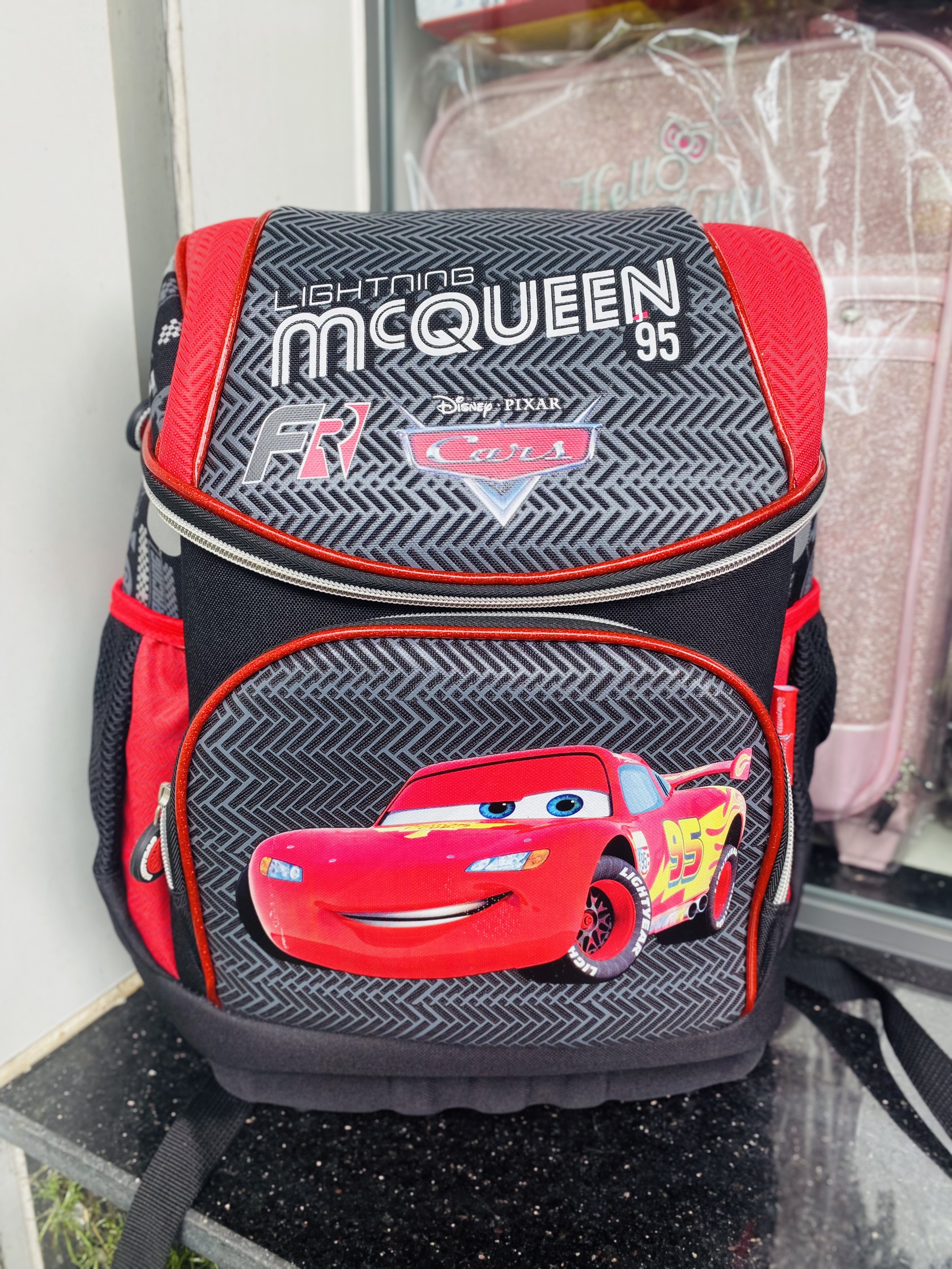 Balo phù chống gù lưng 15''cao cấp hình xe đua Car MCQUEEN 95 - BLHXMQ15