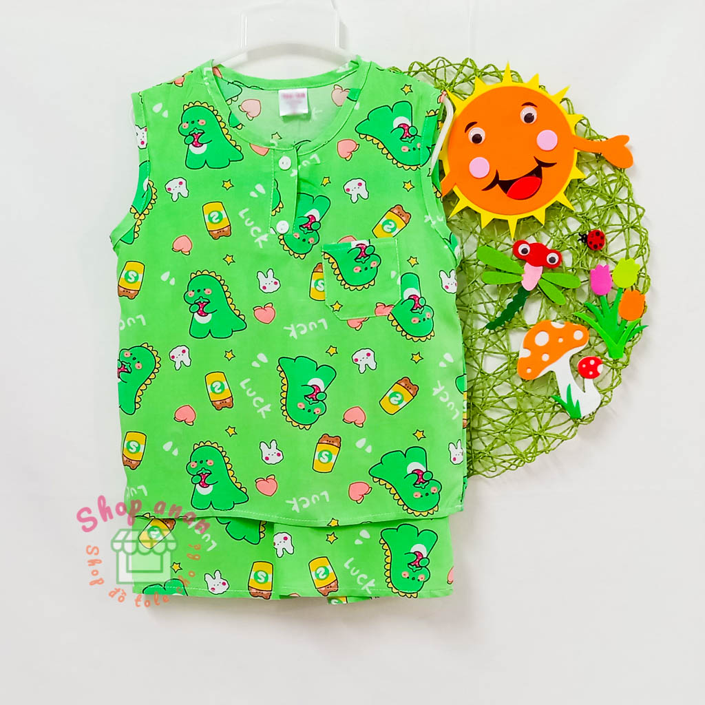 Bộ tole quần đùi bé trai 16-17kg
