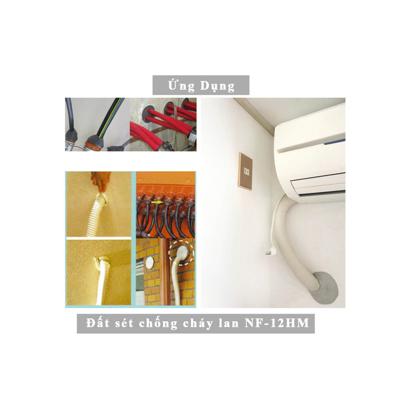 Đất sét chống cháy lan Plaseal NF-12HM - Đất sét Nhật Bản hãng Nitto -