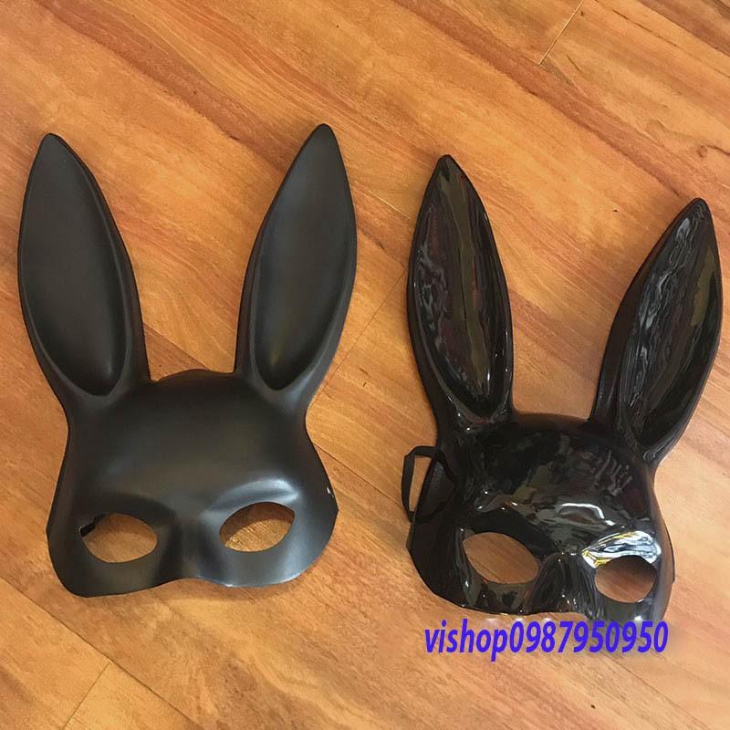 Mặt nạ Thỏ tai dài Bunny thỏ TRẮNG sexy BDSM