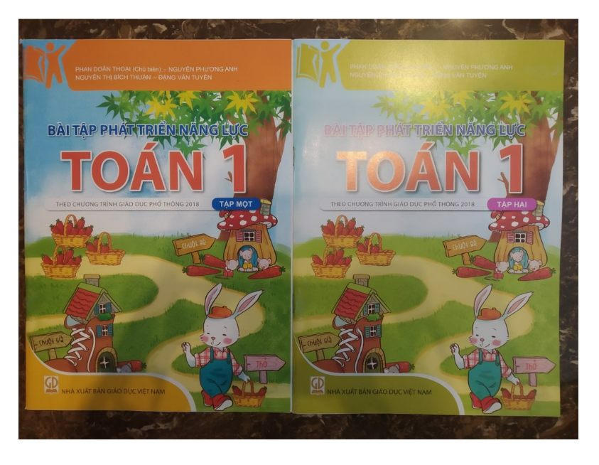 Sách - Combo Bài tập phát triển năng lực môn toán lớp 1 - Theo chương trình giáo dục phổ thông 2018