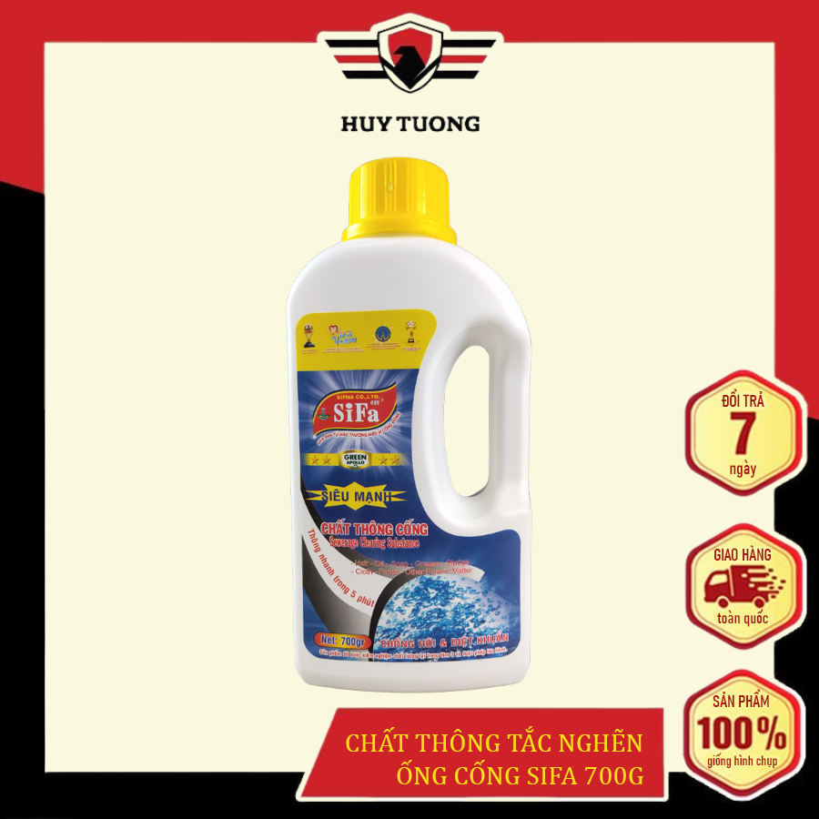 Chất thông tắc cống chống hôi siêu tốc 5 phút 700g Sifa