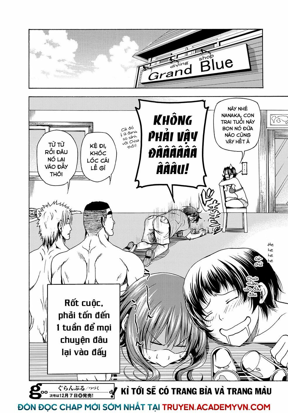 cô gái thích lặn - grand blue chapter 29 31