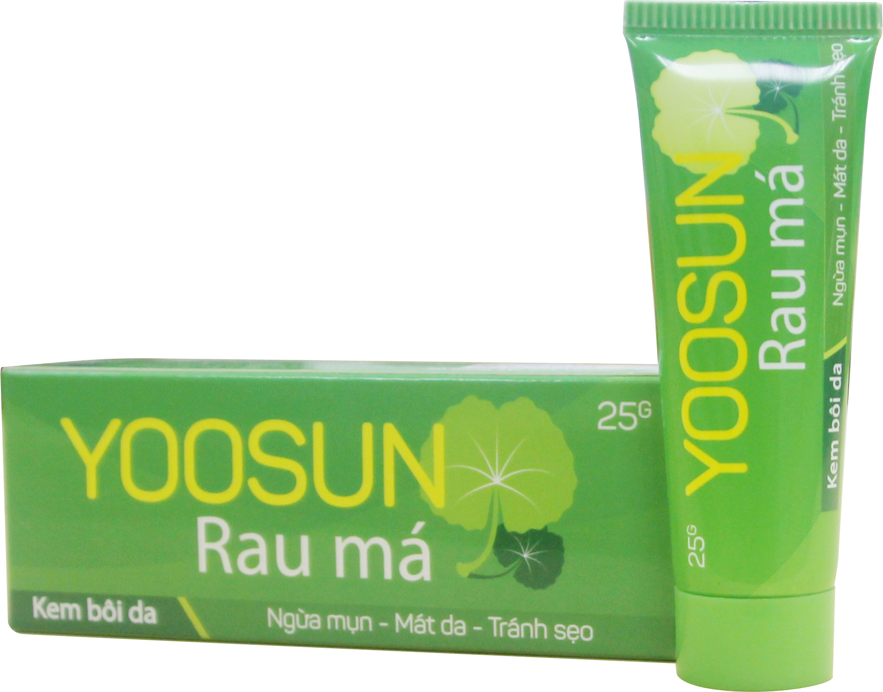 Combo 3 tuýp kem Yoosun rau má làm dịu mẩn ngứa, ngừa mụn, mát da 25g - Tặng 1 tuýp yoosun acnes 5g