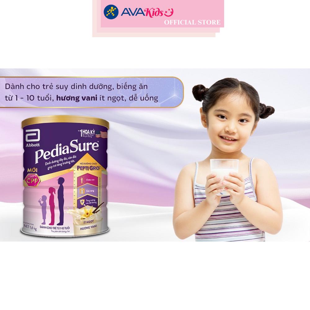 Sữa bột Abbott PediaSure BA hương vani 1.6 kg (1 - 10 tuổi)