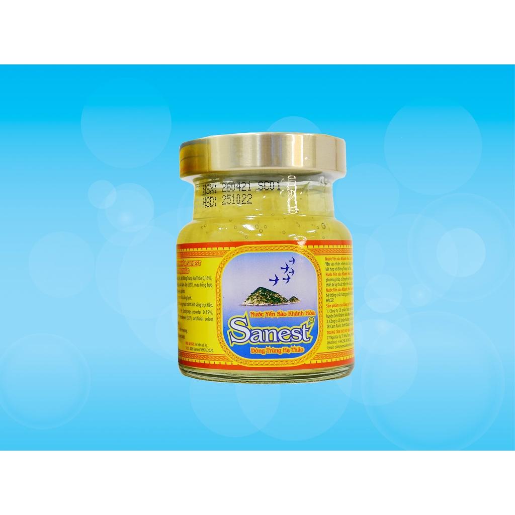 Nước Yến sào Khánh Hòa Sanest Đông trùng hạ thảo đóng lọ 70ml - 005