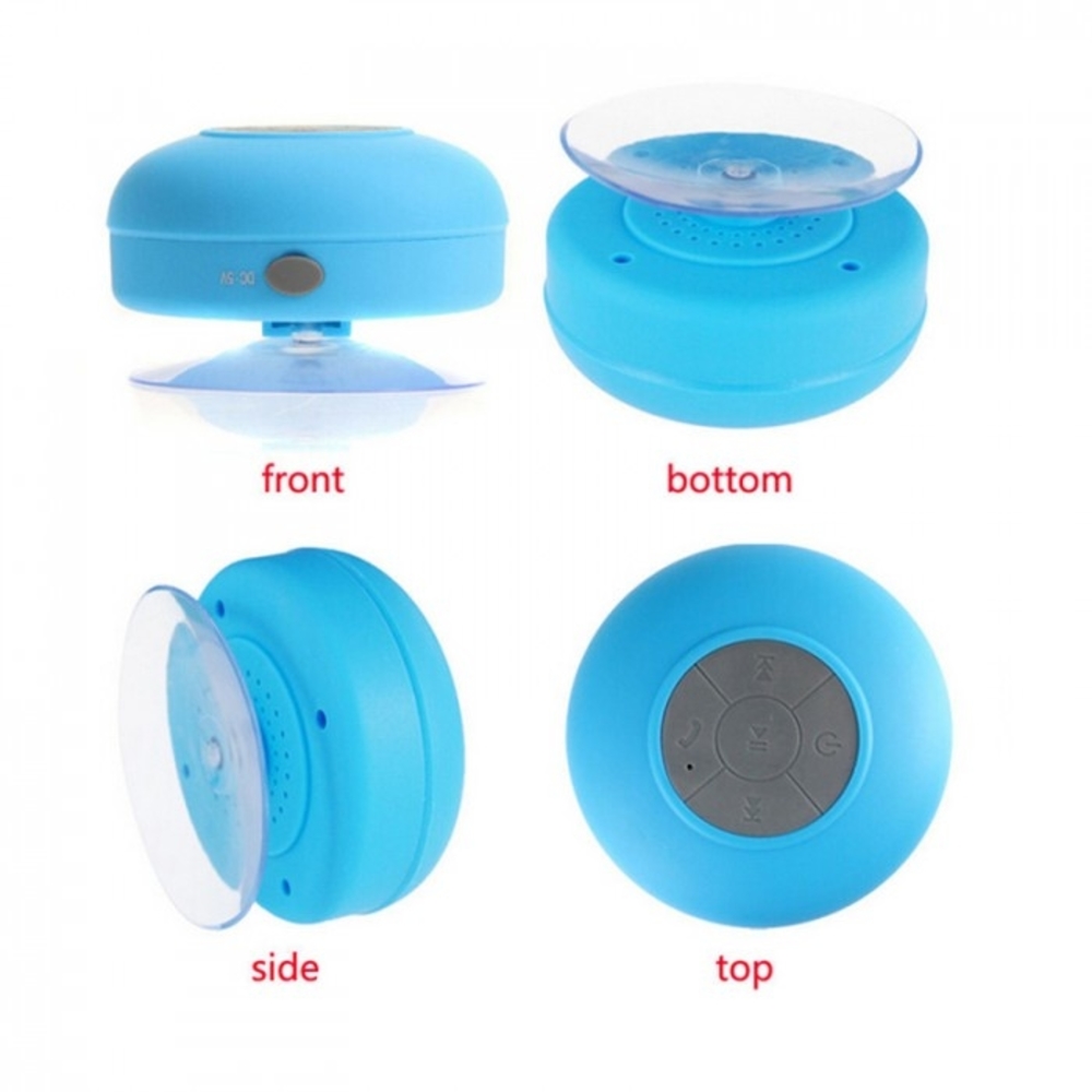 Loa Bluetooth gắn tường chống nước tốt , ngăn tiếng ồn , trả lời điện thoại nhanh , Loa mini pin sạc tích hợp và micrô có độ nhạy cao tích hợp, nghe nhạc mọi lúc mọi nơi - Mẫu ngẫu nhiên