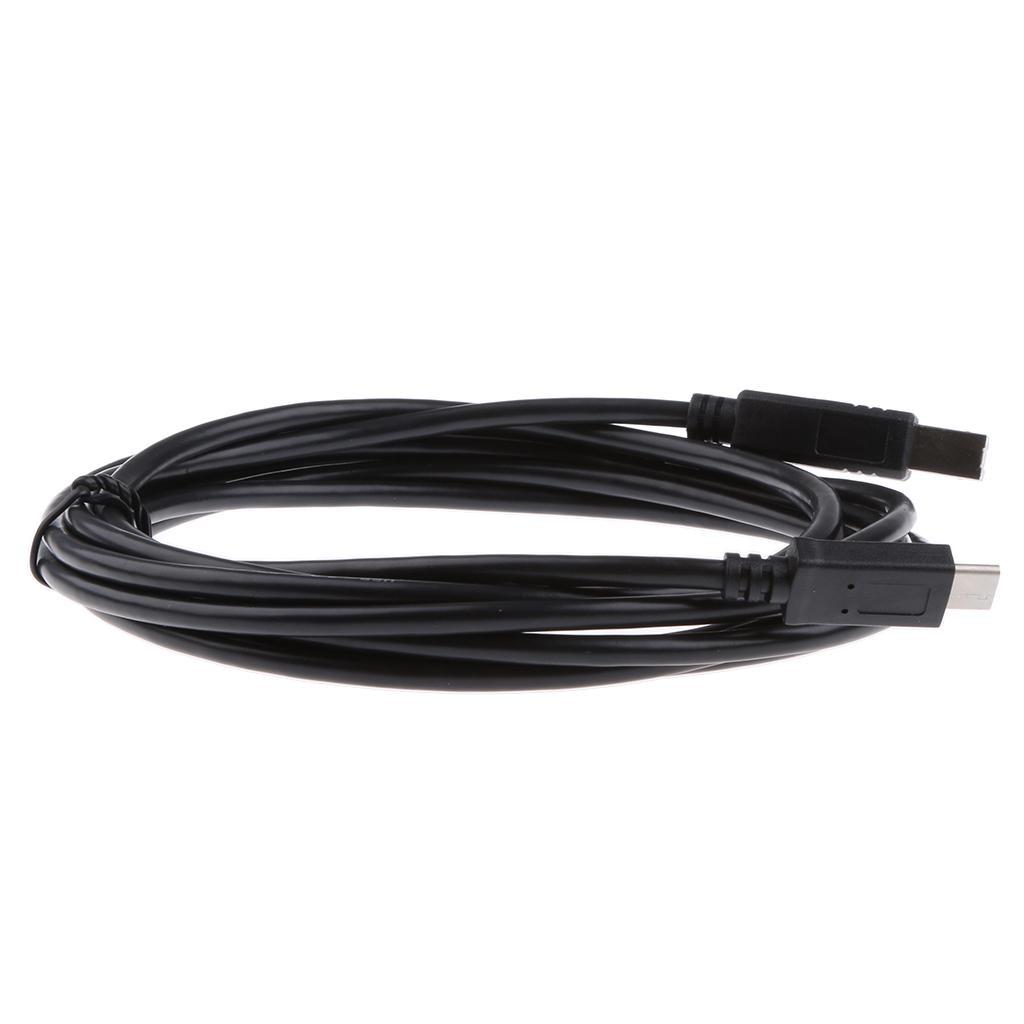 2x USB Type-c to USB2.0 Type-B Male Data Charge Printer Printing Cable Cord