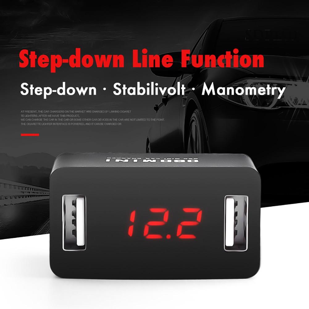 Tẩu Sạc 12 / 24v Obd Led Có Màn Hình Hiển Thị Chuyên Dụng Cho Xe Ô Tô