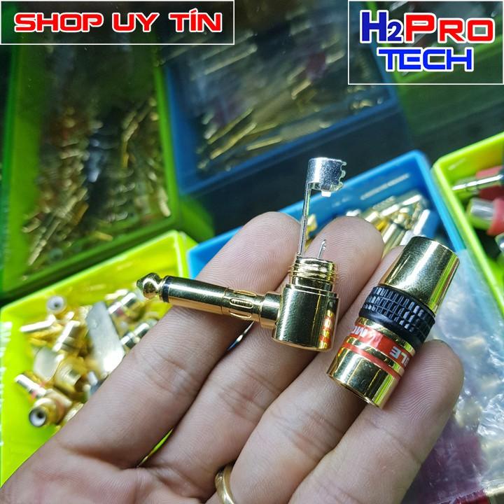 Khẩu jack 6 ly vuông góc bằng đồng hàng bãi chuyên dụng cho âm thanh