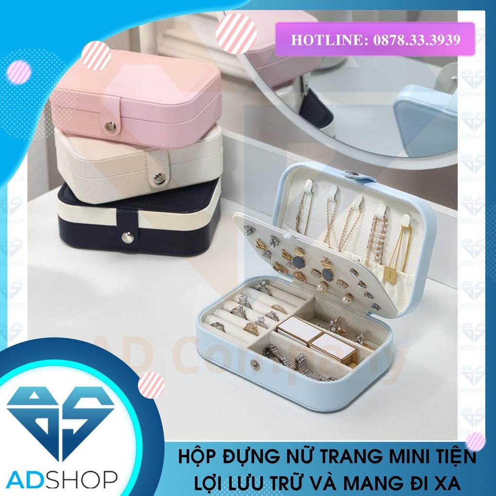 HỘP ĐỰNG NỮ TRANG MINI NHỎ GỌN - TIỆN DỤNG DỄ MANG ĐI XA (HDNT-13