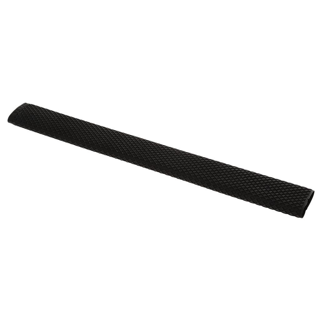 2x Pool Cue Handle Grip Non Slip Textured Heat Shrink Tubing Sleeve Black