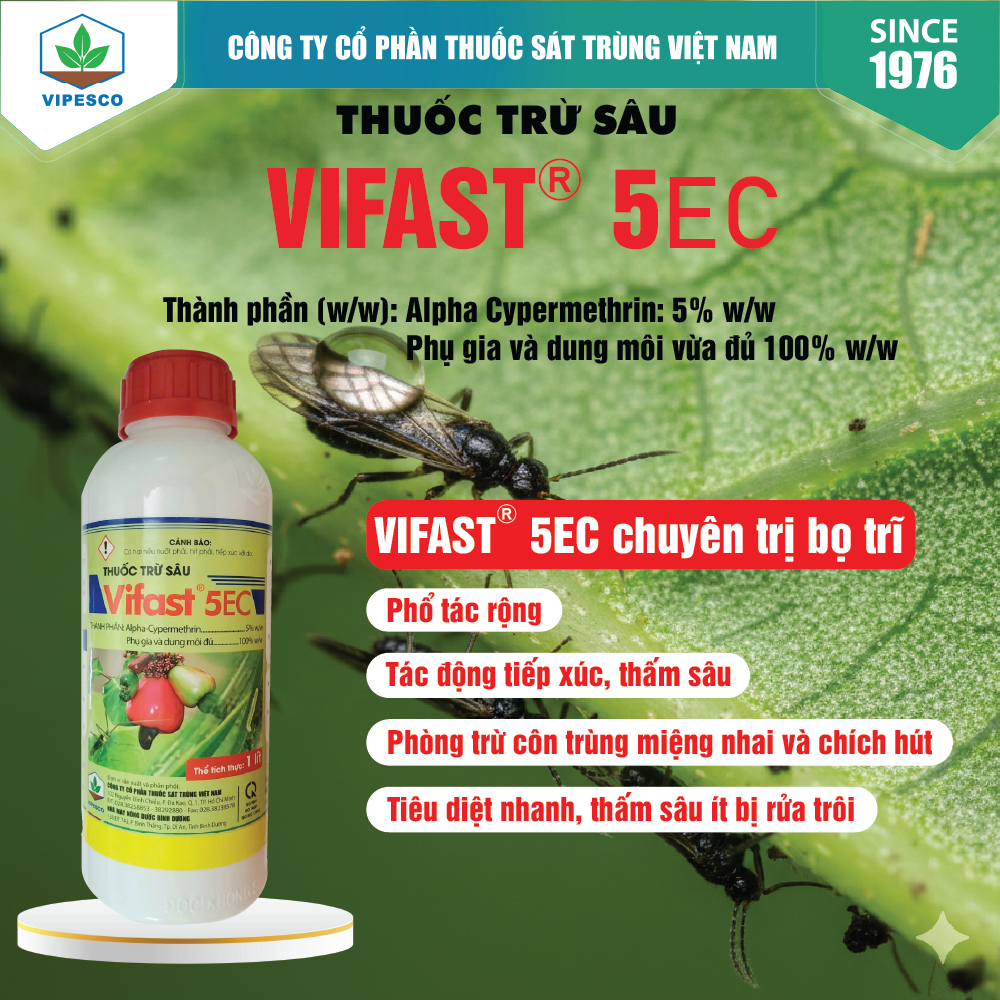 VIFAST 5EC-1000CC PET - TRỊ BỌ TRĨ