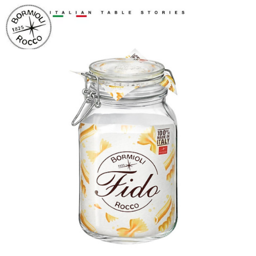 Hũ thủy tinh nắp cài Fido 2000ml