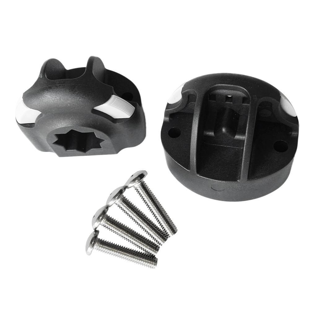 2x2 Pieces Kayak Boat Sea Fishing Rod Holder Mount Base Tackle Kit Accessory