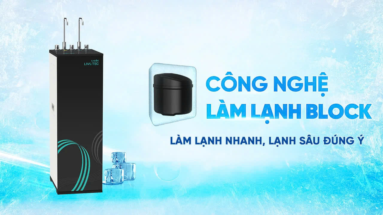 Máy lọc nước nóng lạnh RO 10 lõi Livotec 630 - Giao trước lắp sau miễn phí toàn quốc - Bảo hành 36 tháng - Hàng chính hãng