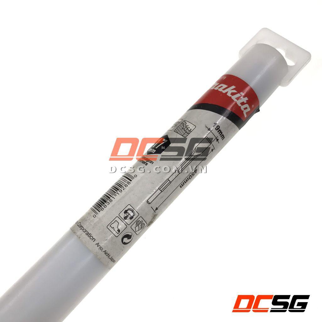 Mũi đục dẹp 19x450mm chuôi lục giác 17mm makita D-16879 | DCSG