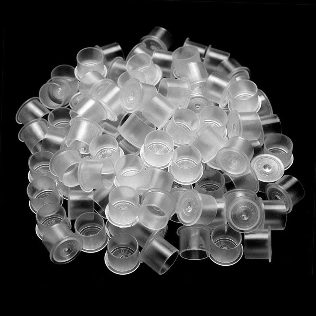 Lot 500 Ink Caps Small / Medium / Large Plastic Cup Holder