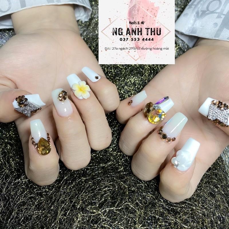 Hoa Bột Nail” sét 10 bông Mai đơn”