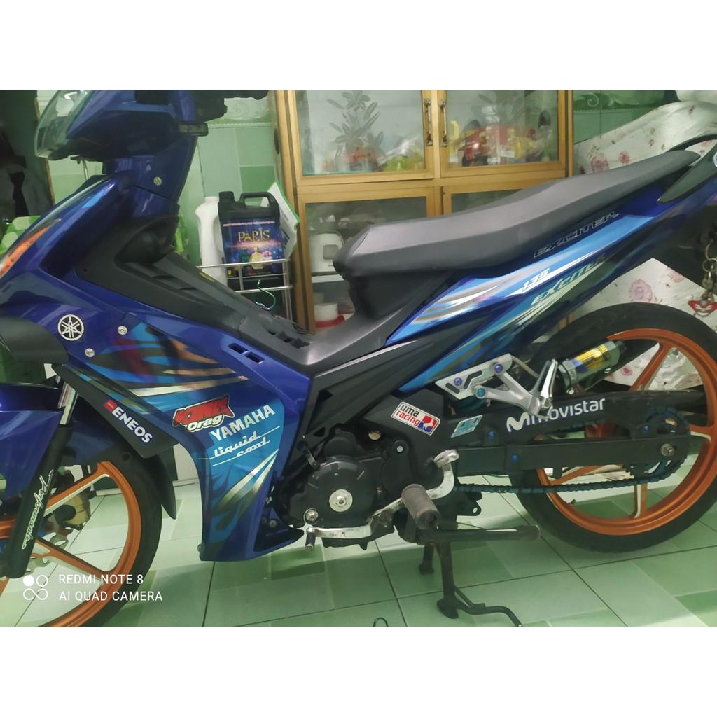 Tem exciter 2010 xanh đen crom