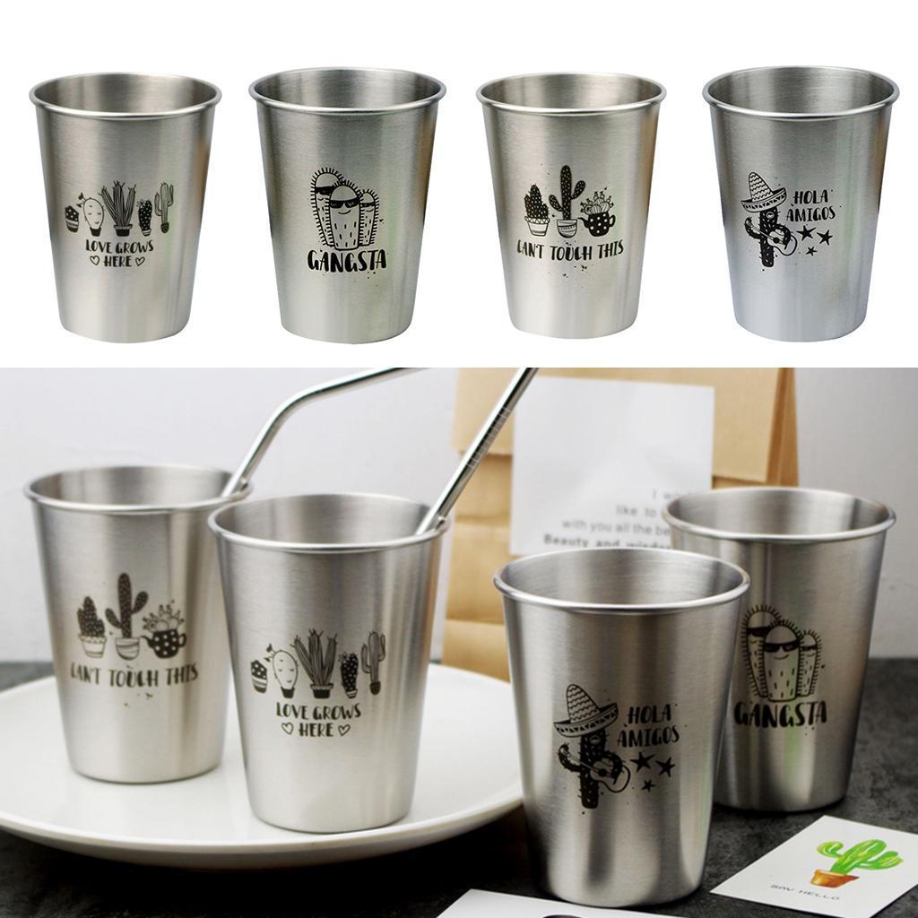 350ml Stainless Steel Water Cup Milk Wine Beer Bottle Coffee Tea Mug
