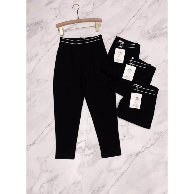 Quần baggy viền cạp