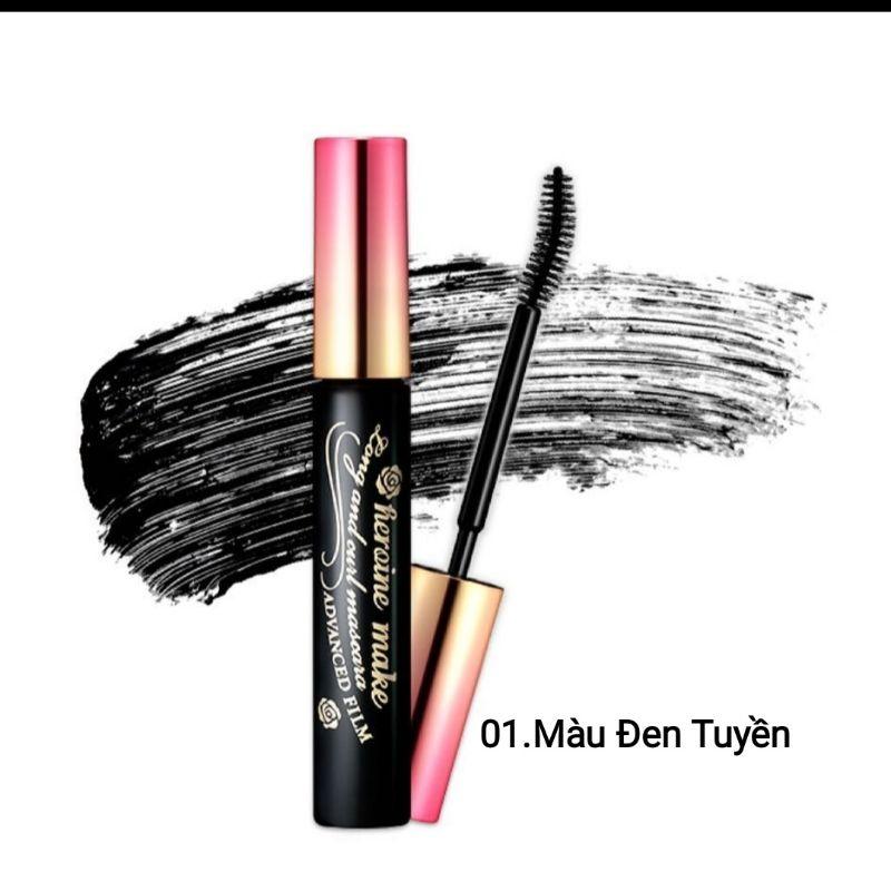 Mascara Chống Trôi Kissme Heroine Make Siêu Bền Giúp Nâng Cong Và Dài Mi (02 Màu)