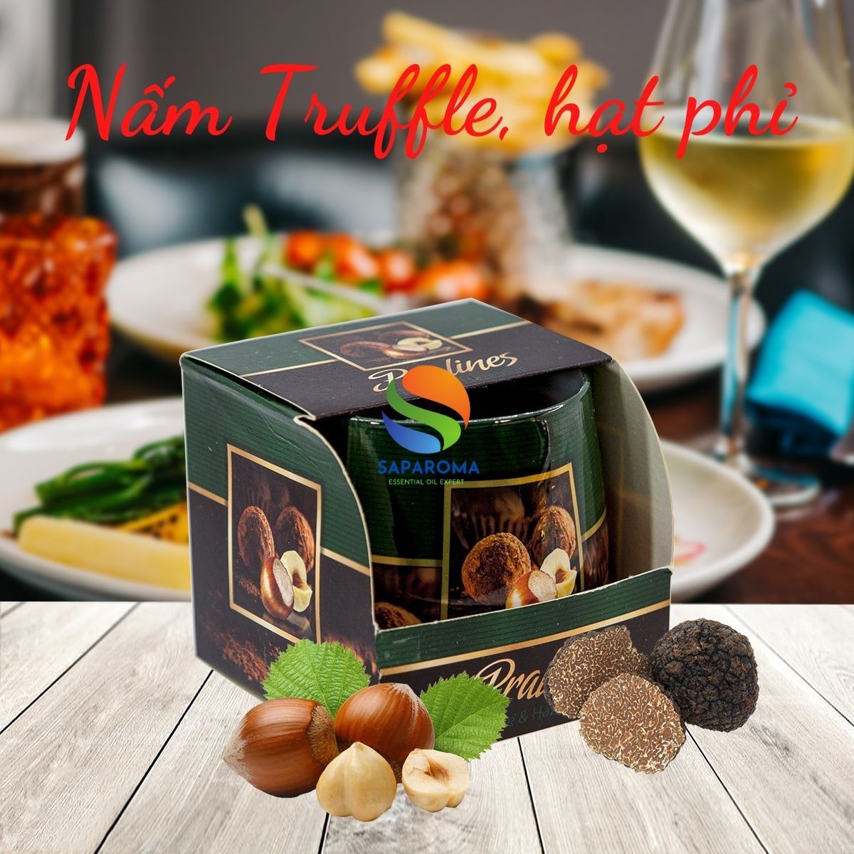 Ly nến thơm tinh dầu Bartek Pralines 100g QT00670 - sôcôla hạnh nhân, nến trang trí, thơm phòng, thư giãn, Hỗ trợ khử mùi (giao mẫu ngẫu nhiên)