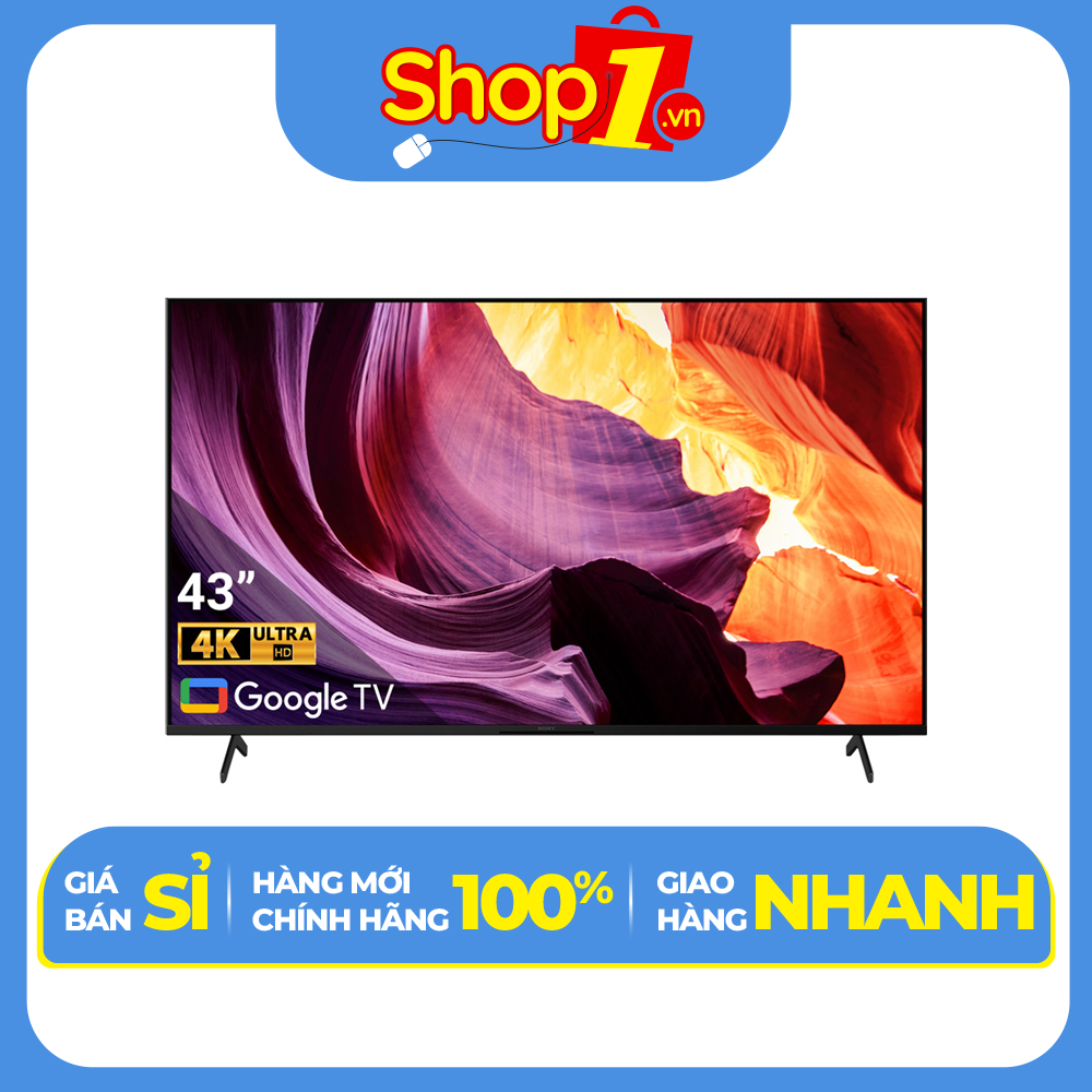 Google Tivi Sony 4K 43 inch KD-43X75K - Hàng Chính Hãng - Chỉ Giao Hà Nội