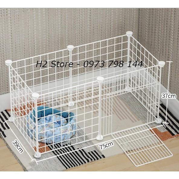 BỘ CHUỒNG QUÂY THÚ CƯNG, CHÓ, MÈO 6 TẤM LƯỚI 35X35cm GIÁ RẺ