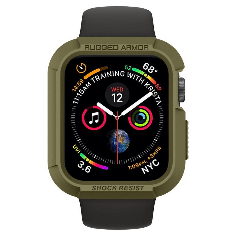 Ốp Spigen Apple Watch Series 5 / 4 (44mm) Case Rugged Armor - hàng chính hãng