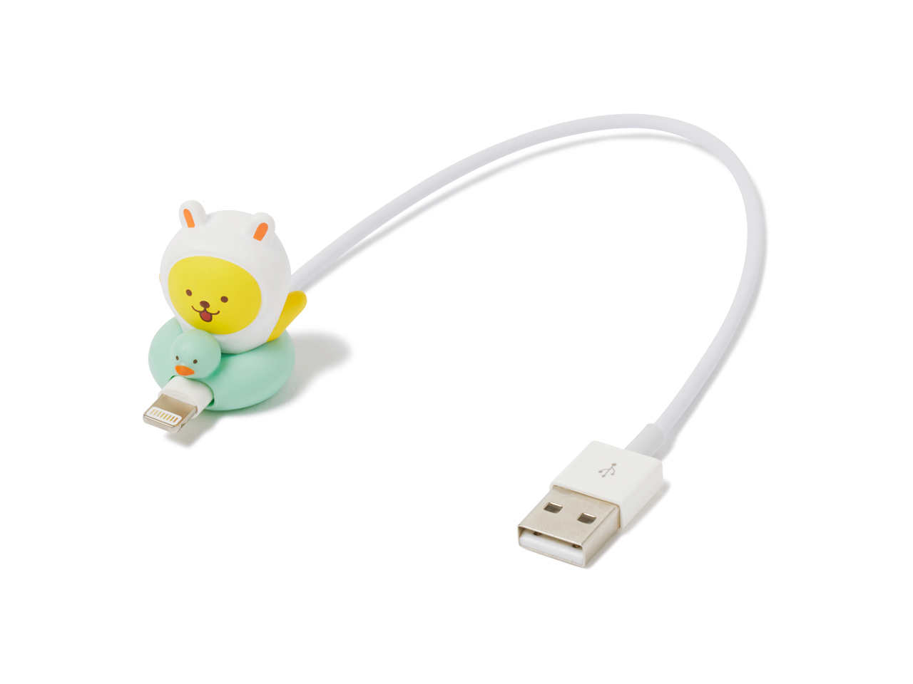 Bộ Bảo Vệ Cáp Sạc Kèm Dây cáp USB Type-C Little Muzi Kakao Friends Hàng Chính Hãng