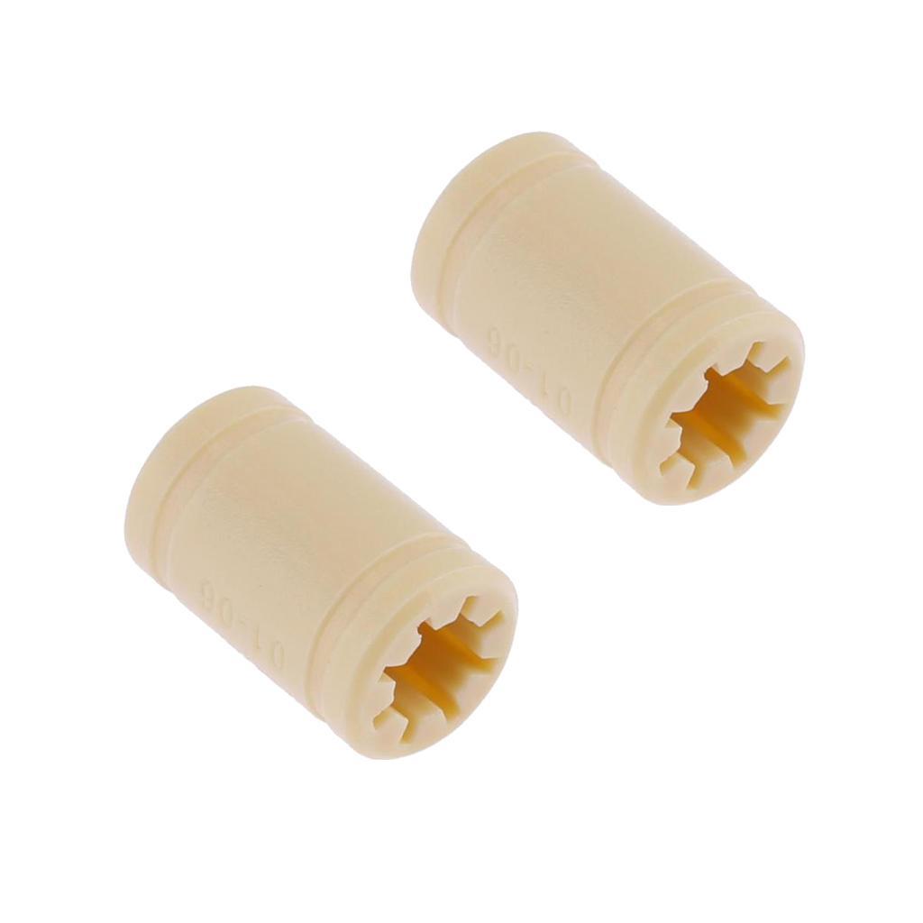 2pcs 3D Printer Linear Bearing Polymer Shaft Solid  Kits RJMP-01