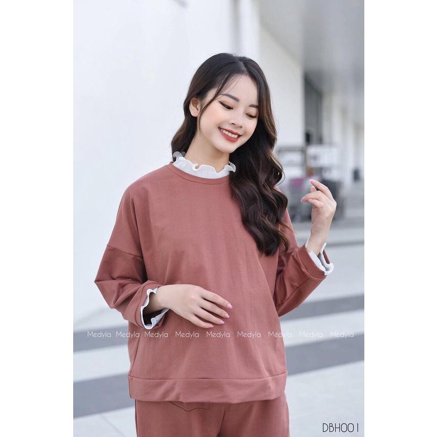 Bộ Bầu Thể Thao Mùa Đông - Bộ Bầu Da Cá Thêu Chữ Siêu Xinh